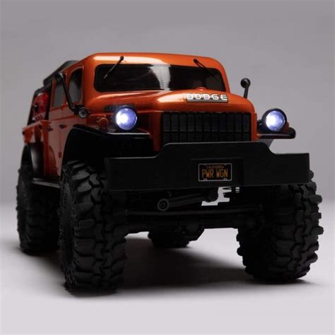 Axial Scx Dodge Power Wagon Wd Rock Crawler Brushed Rtr Laranja