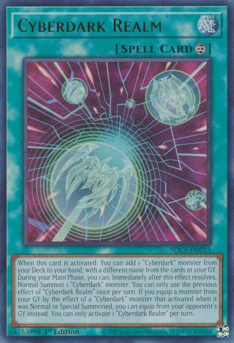 Cyberdark Realm Structure Deck Cyber Strike Yugioh