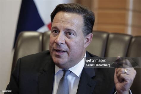 Juan Carlos Varela Panamas President Speaks During An Interview In News Photo Getty Images