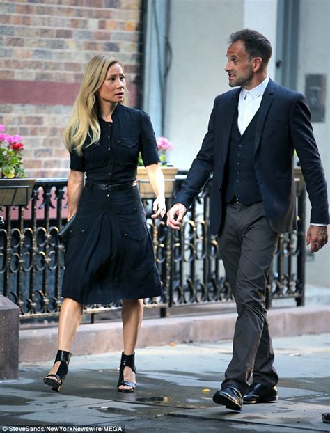 Lucy Liu Lets Blonde Hair Down While Filming Elementary With Jonny Lee