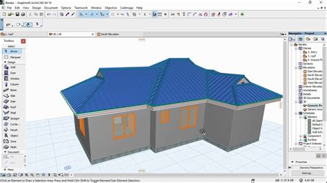 How To Design Roof With Cadimage In Archicad Youtube