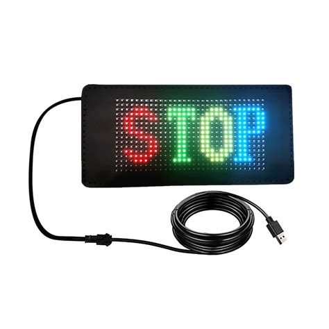 Blasgw Led Car Sign X Flexible Led Matrix Panel Usb V