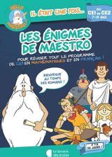 Hello Maestro Les Nigmes De Maestro Ce Ce Literatura