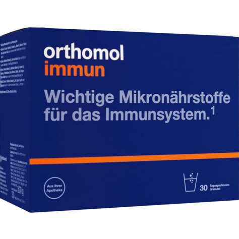 Orthomol Immun Granulat Beutel St Schon Ab Eur Pzn