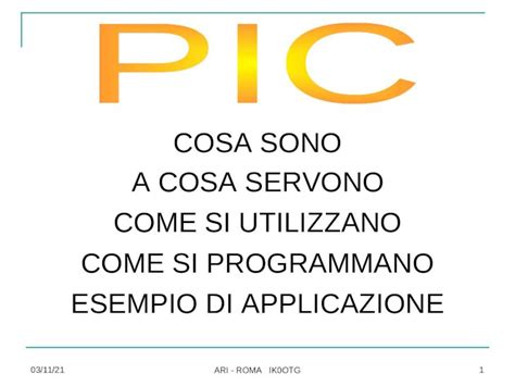 PPT COSA SONO A COSA SERVONO COME SI UTILIZZANO COME SI PROGRAMMANO