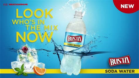 Look Whos In The Mix Now The New Busta Soda Water Youtube