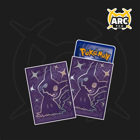 Paldean Fates Mimikyu Elite Trainer Box Sleeves Pok Mon Tcg Card