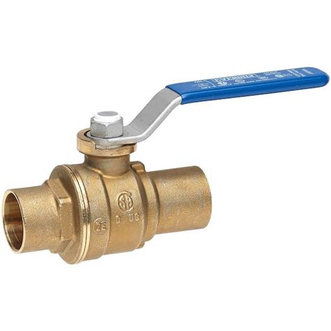 Everbilt In Swt X In Swt Full Port Lead Free Brass Ball Valve