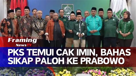 Pimpinan PKS Temui Ketum PKB Cak Imin Bahas Koalisi Dengan Prabowo