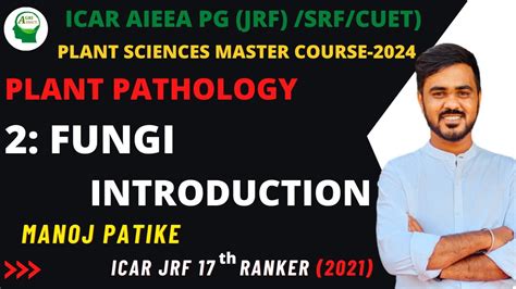 Fungi Introduction Icar Jrf Plant Sciences Online Master Course