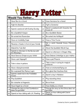 Harry Potter Questions