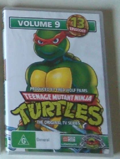 TEENAGE MUTANT NINJA TURTLES VOLUME 19 Dvd REGION 4 Cartoon 80 S Series