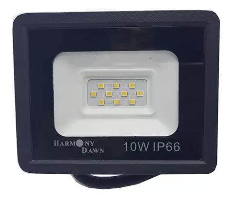 Foco LED SMD blindado 10 W blanco frío 6500 K Bivolt Ip66 color