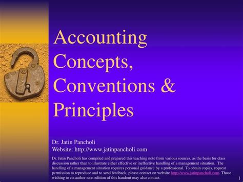 PPT Accounting Concepts Conventions Principles PowerPoint