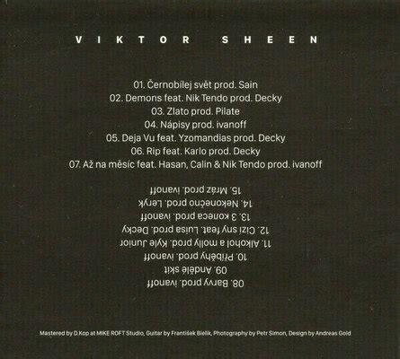 Viktor Sheen Černobílej svět CD Muziker