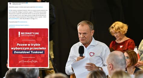 Bezpartyjni Samorządowcy złożyli pozew przeciwko Tuskowi Lider PO