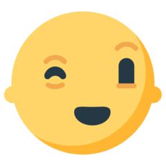 Cara a piscar o olho Emoji Significado Copiar e Colar Combinações