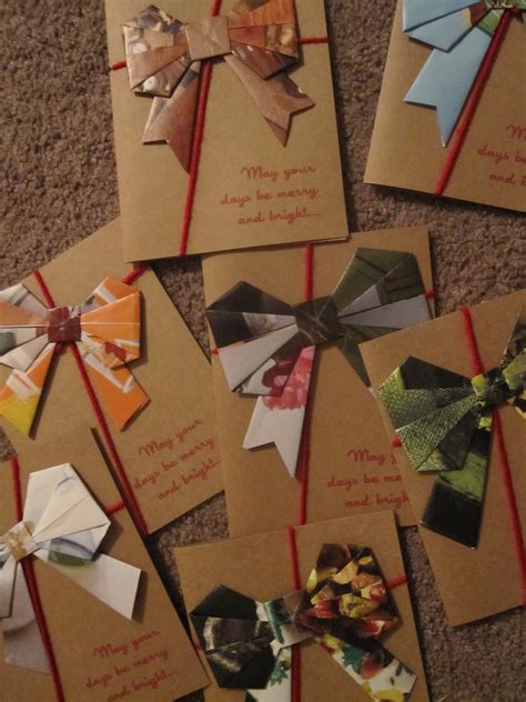 Mess of the Day: Origami Christmas Cards