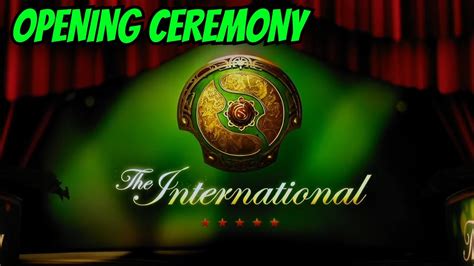 Cerimonia De Abertura The International Dota Opening Ceremony