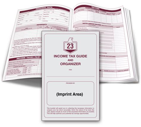 2023 Tax Guide And Organizer Imprinted Item 01 001