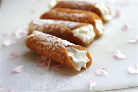 Cannoli Shells And Ricotta Cream Filling Recipe Genius Kitchen