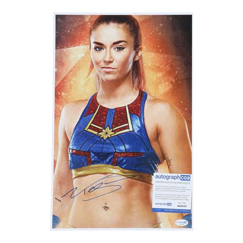 Tegan Nox Signed Wwe X Photo Acoa Pristine Auction