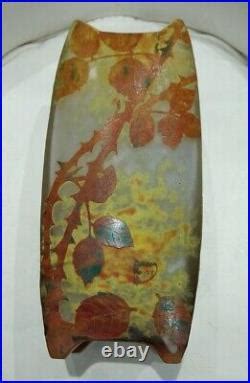 Vase Ancien Daum Nancy Pate De Verre Art Nouveau Gall Verre Art Nouveau