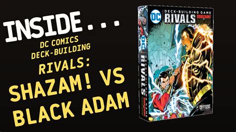 InsideDC Deck Building Game Rivals Shazam Vs Black Adam 4K 60fps