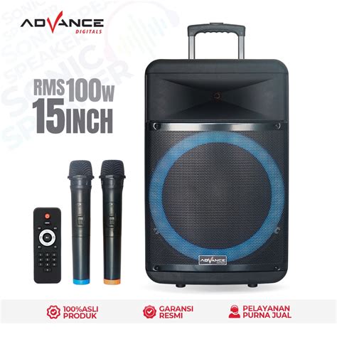 Jual Advance K A Professional Speaker Inch Portable Bluetooth