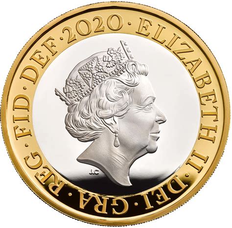 Two Pounds 2020 Britannia (mint sets only), Coin from United Kingdom ...