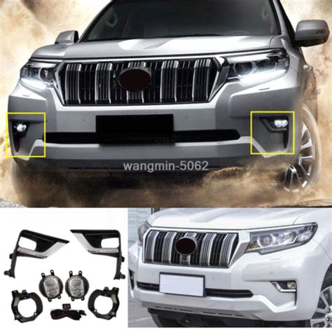 LED Car Front Fog Light Bumper Lamp For Toyota Land Cruiser Prado FJ150