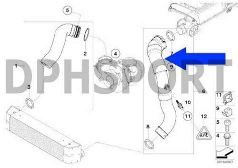 BMW 1 E87 118d 120d EGR INTERCOOLER TURBO BOOST SILICONE HOSE