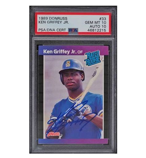 The Most Expensive Ken Griffey Jr Cards Of All Time