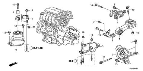 Engine Mount 2013 Honda Fit 5 Door Sport Sayama Plant Ka 5mt