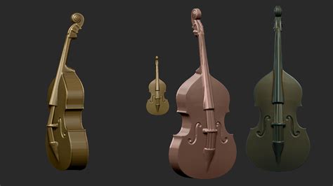 3d Double Bass Model Turbosquid 1697617