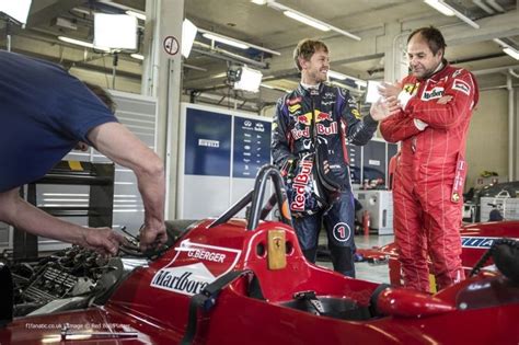 Gerhard Berger Sebastian Vettel Red Bull Ring F Fanatic