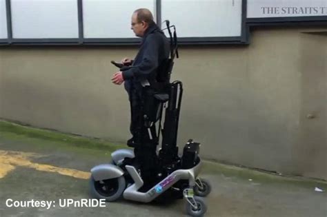 Stand-up wheelchair gives users outdoor mobility | The Straits Times