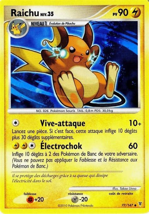 Raichu Platine Vainqueurs Supr Mes Pok P Dia