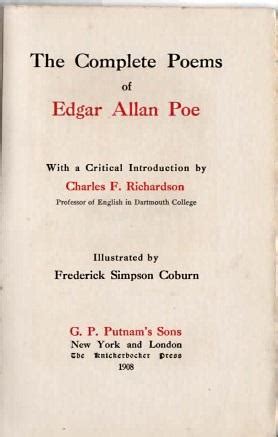 THE COMPLETE POEMS OF EDGAR ALLAN POE With A Critical Introduction By