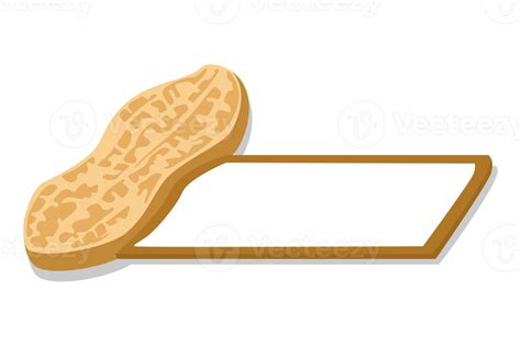 Peanut Logo Icon On Transparent Background Png