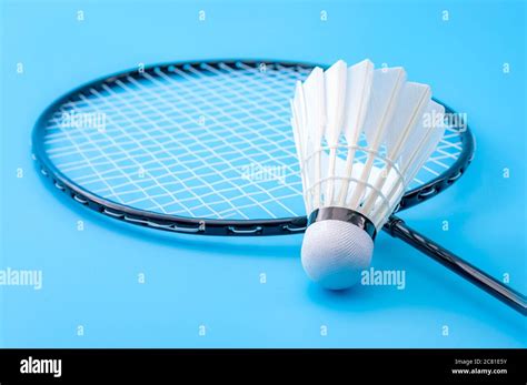 Badminton Birdie And Racket