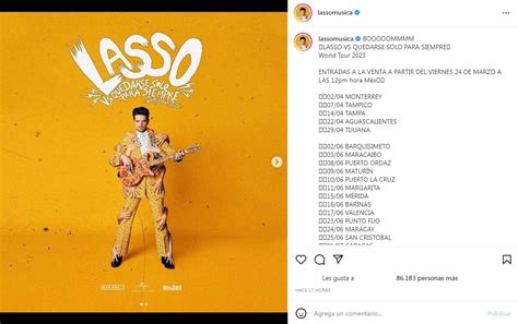 Lasso Estreno Nuevo Disco Y Anuncio Gira Somos Tu Voz