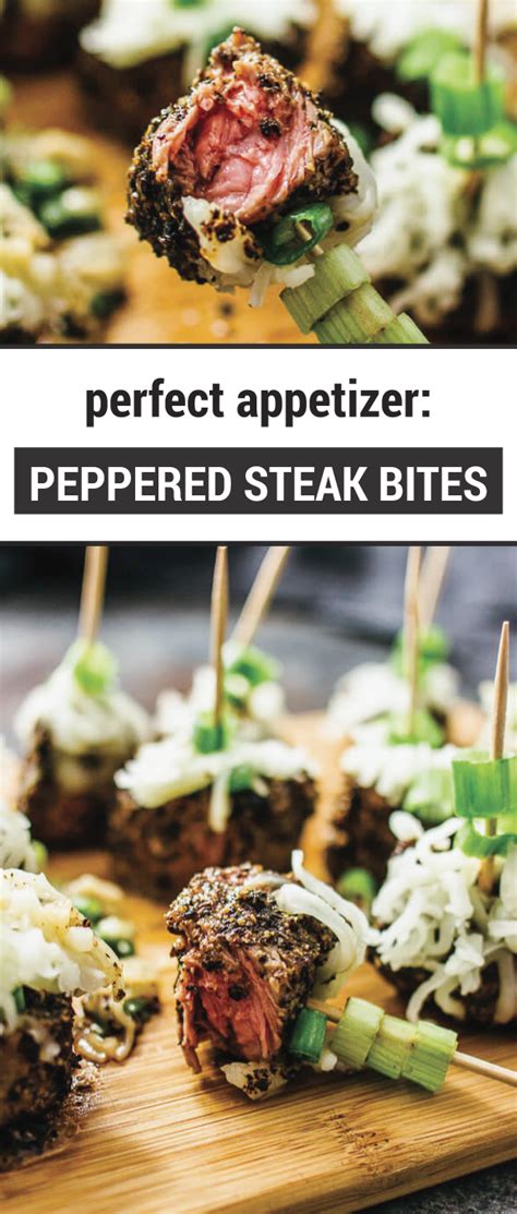 These Peppered Steak Bites Are One Easy Appetizer Recipe Thats Sure To