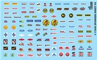 Contingency Sponsor Sheet 3 Decal Sheet Model Car Decals 1 24 1 25