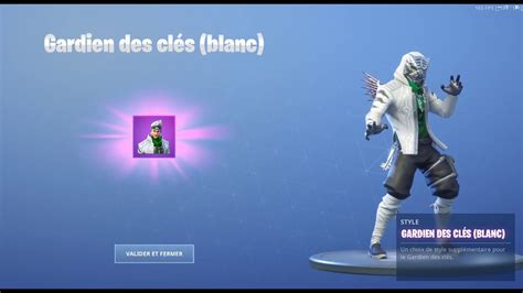 Fortnite Je Débloque Le Skin Gardien Des Clés blanc Et Je Termine Les