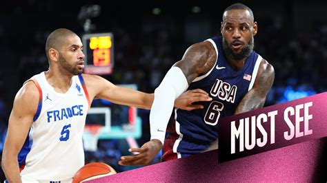 Bbc Sport Olympics Paris 2024 Day 15 Men S Basketball Final France V Usa