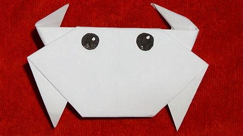 CANGREJOS ORIGAMI DIY EASY ORIGAMI CRAB YouTube