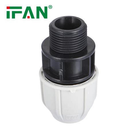 Ifan Hdpe Pipe Fitting Free Sample Poly Pp Compression Hdpe Fittings