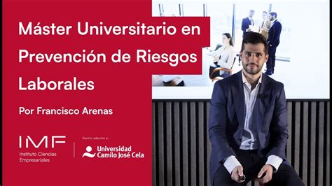 Cómo funciona el Máster Universitario en Prevención de Riesgos