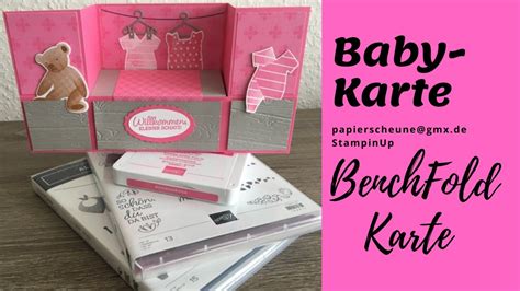 All For Baby Benchfold Karte Stampinup Stampinup